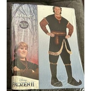 Frozen 2 Cosplay Prince Kristoff Costume Coat Halloween Outfit Full Set Disney